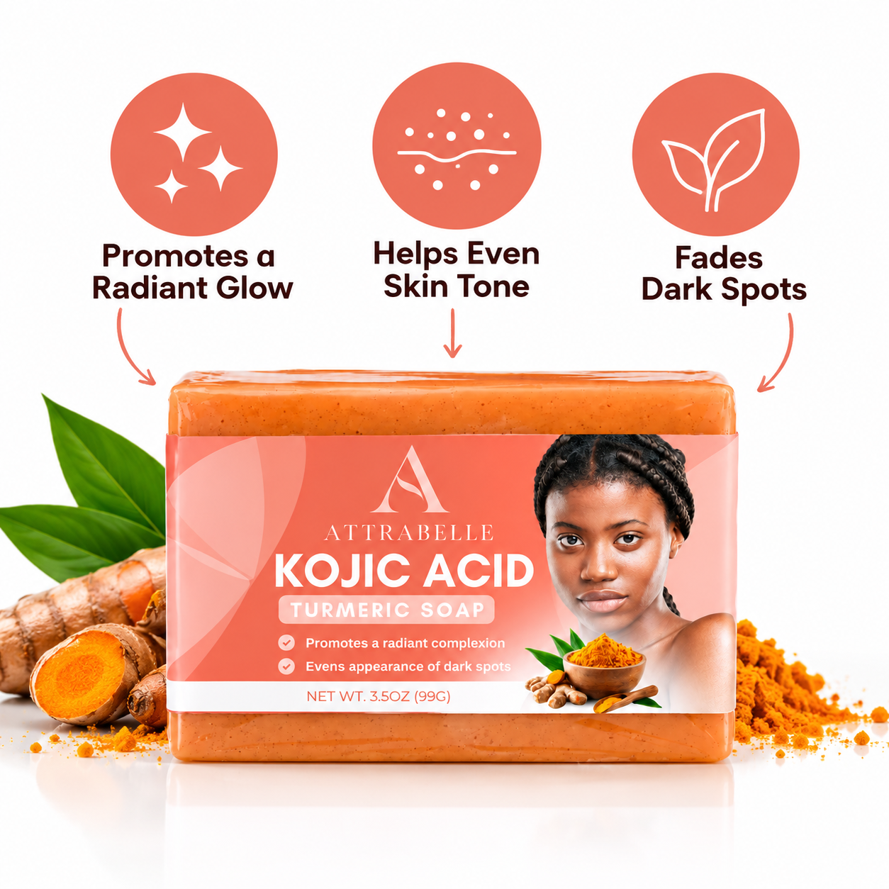 Kojic Acid Turmeric Soap